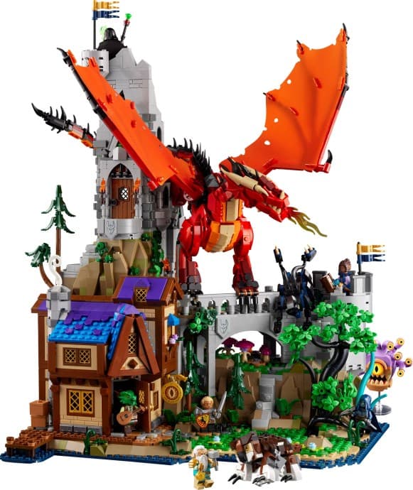 LEGO 21348 D&D Red Dragon's Tale